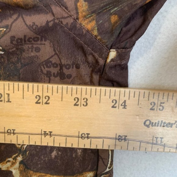 Columbia Hunting Gear Men’s Button Up Large Brown Elk Dear Woods Print Heavyweig - Picture 9 of 12